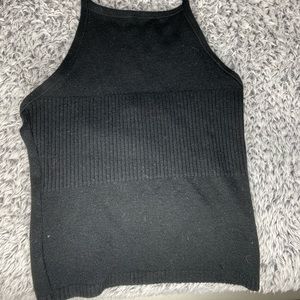 black halter top